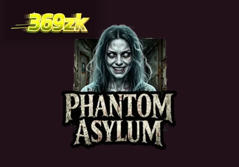 Tampilan visual slot Phantom Asylum dengan tema horor institusi mental